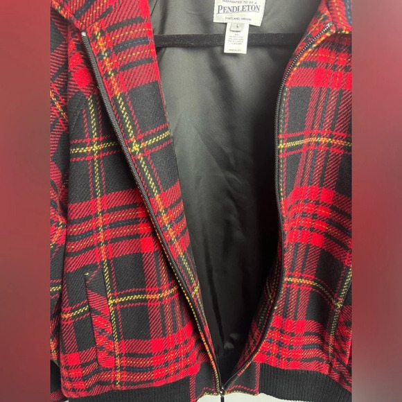 Pendleton Men’s Alpine Holiday Wool Flannel Jacket size Large - Picture 4 of 8